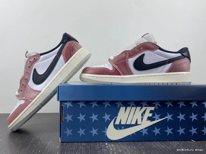 LOW 1 TROPHY 'RED AIR ROOM OG JORDAN BLACK' FN0432-017 X 0815